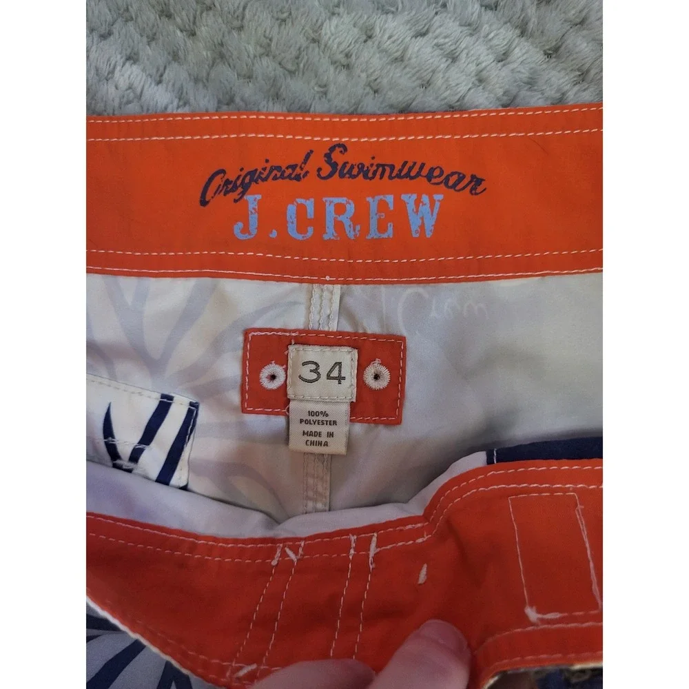 Euc J. Crew men's tropical swim trunks size 34 waist